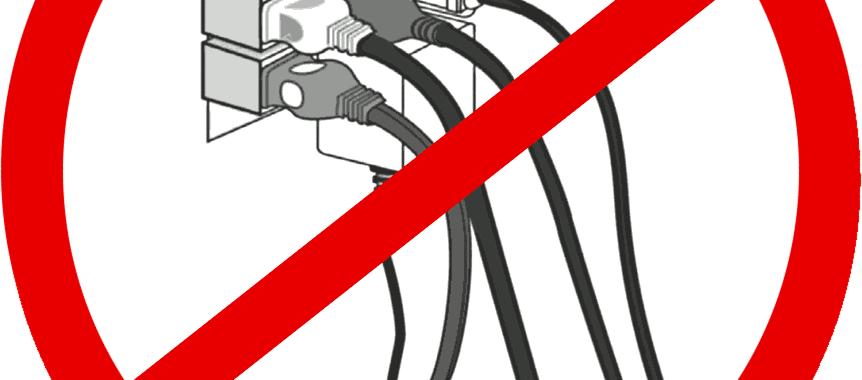 Don't overload electrical outlets